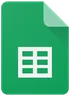 Google Sheets integration logo - connect Google Sheets to Resonate